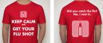 Keep Calm & Get Your Flu Shot T-Shirts
